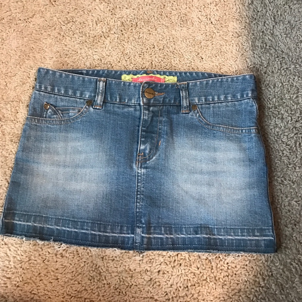 Mini Jean skirt