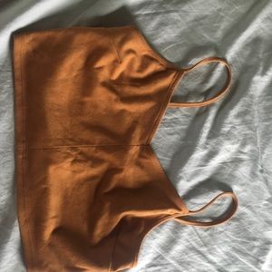 F21 Brown Crop Top