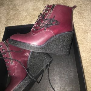 Marc Jacob bootie wedge heels