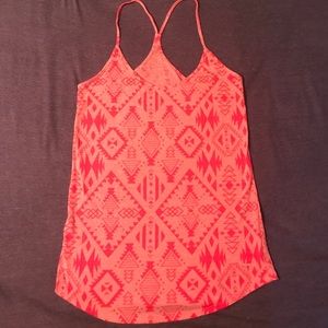 Victoria's Secret Pink tribal print tank. Size M