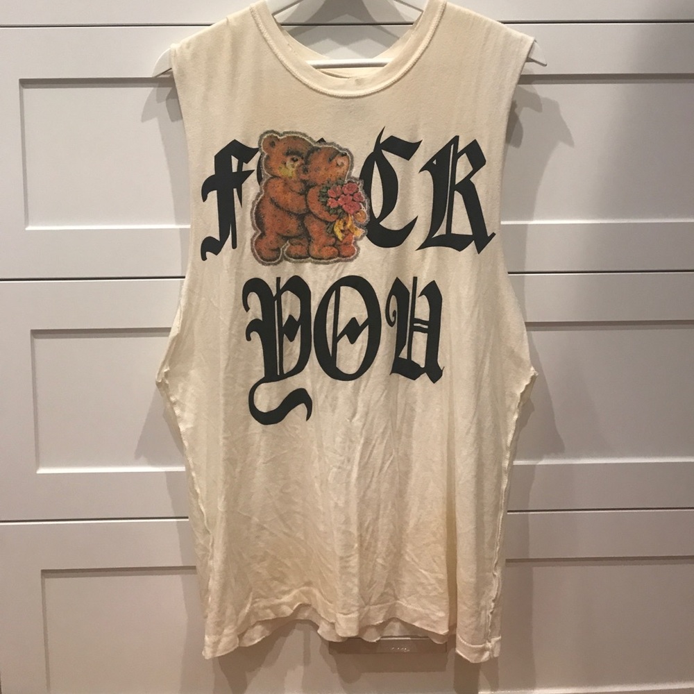 UNIF "F*CK YOU" unisex muscle tank
