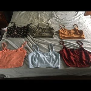6 F21 Crop Tops