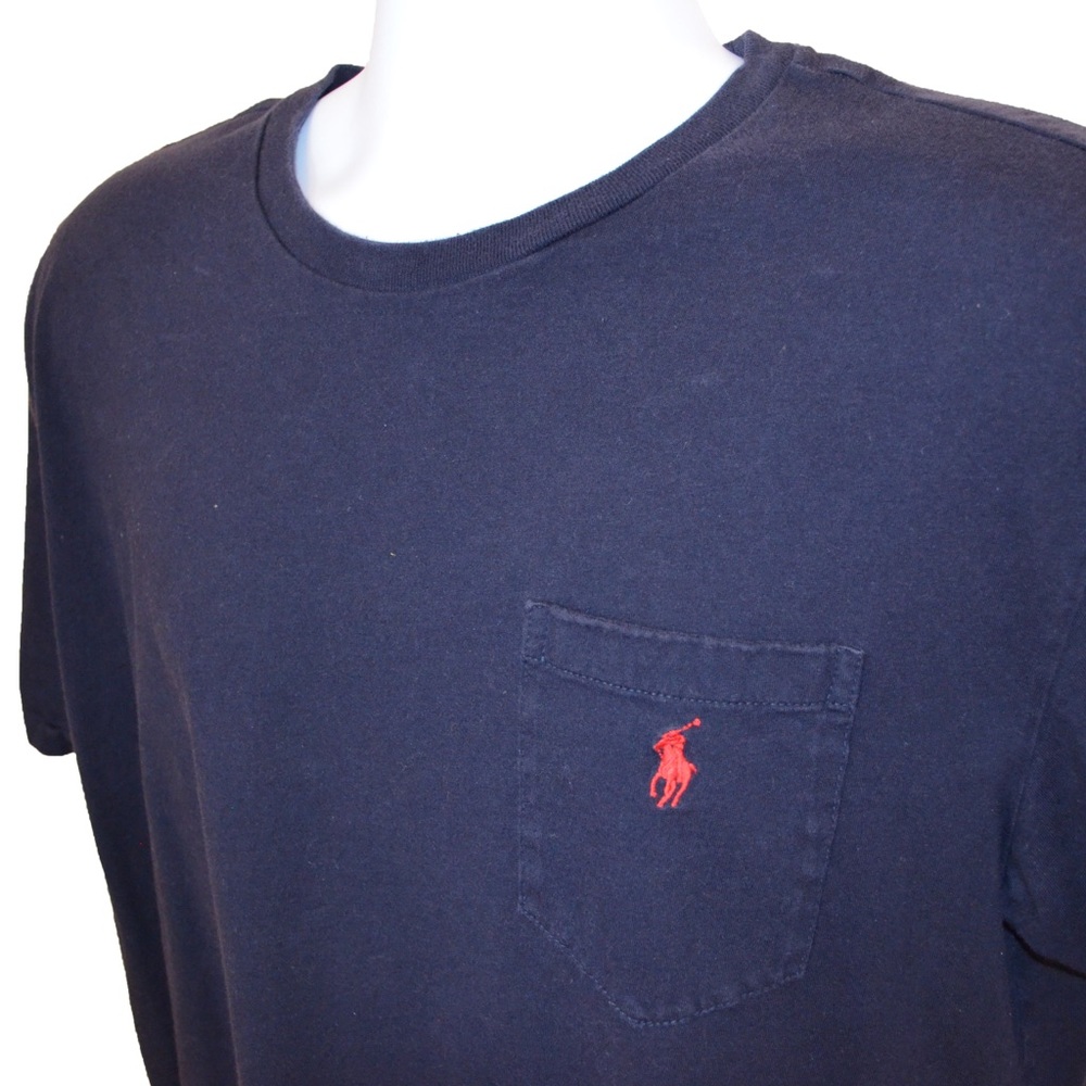 Navy Blue w/ Red Horse Ralph Lauren Tee!