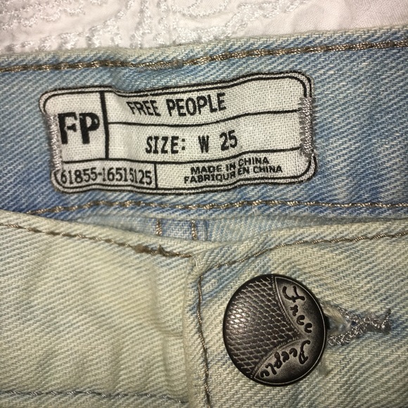 Free People denim shorts - Picture 2 of 5