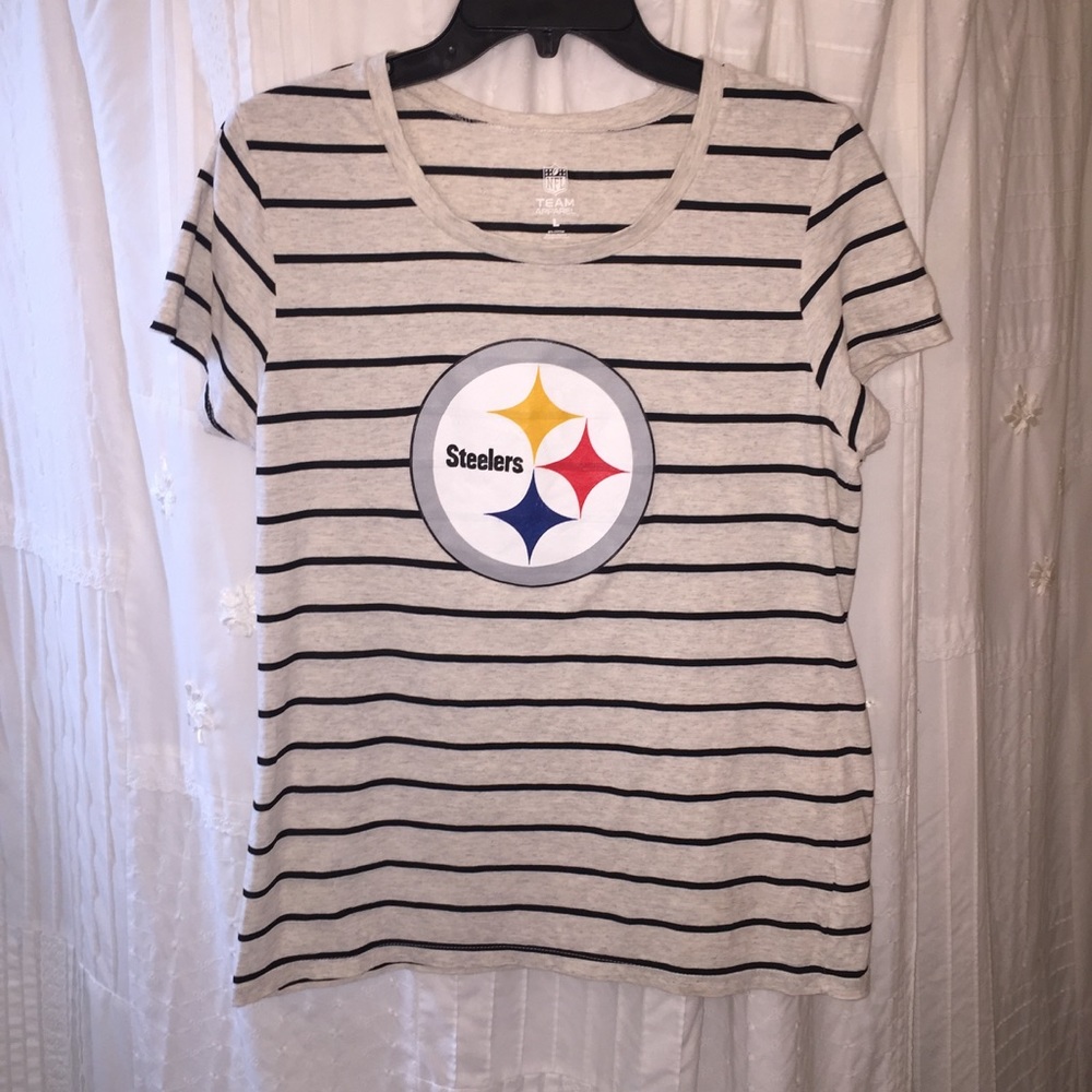 NWOT Steelers Striped Shirt