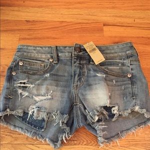 American Eagle distressed shorts