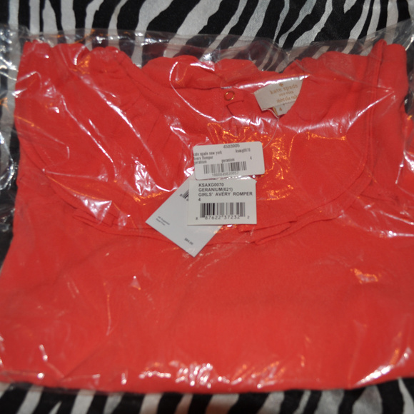 Kate Spade Girls Romper Sz 4 NEW - Picture 3 of 4