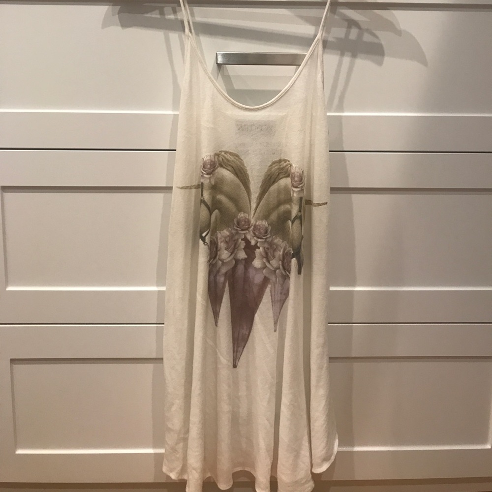 WILDFOX unicorn slip dress.