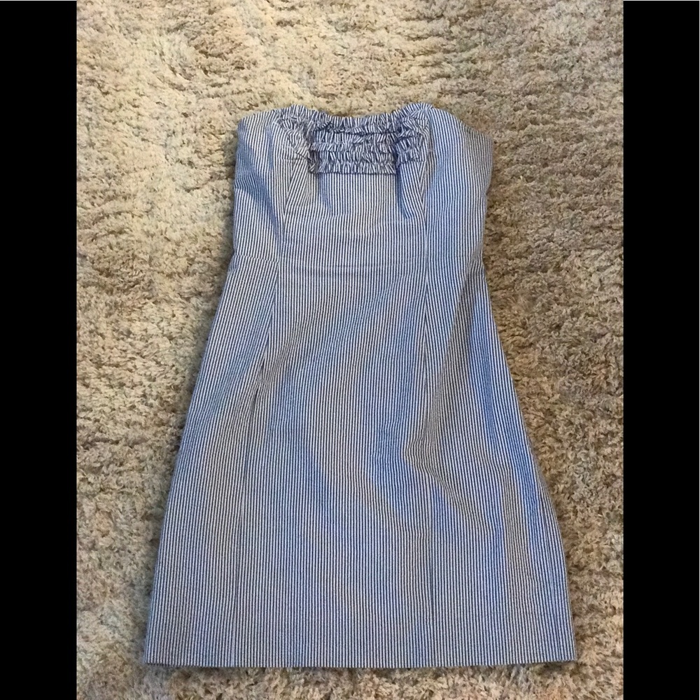 Lily Pulitzer blue and white striped dress