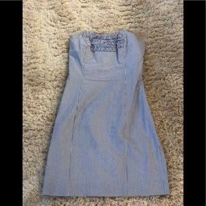 Lily Pulitzer blue and white striped dress
