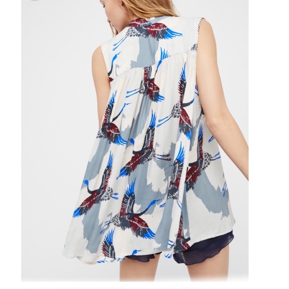 🎉🎉3xHP🎉🎉NWT Free People flowy sleeveless top - Picture 2 of 4