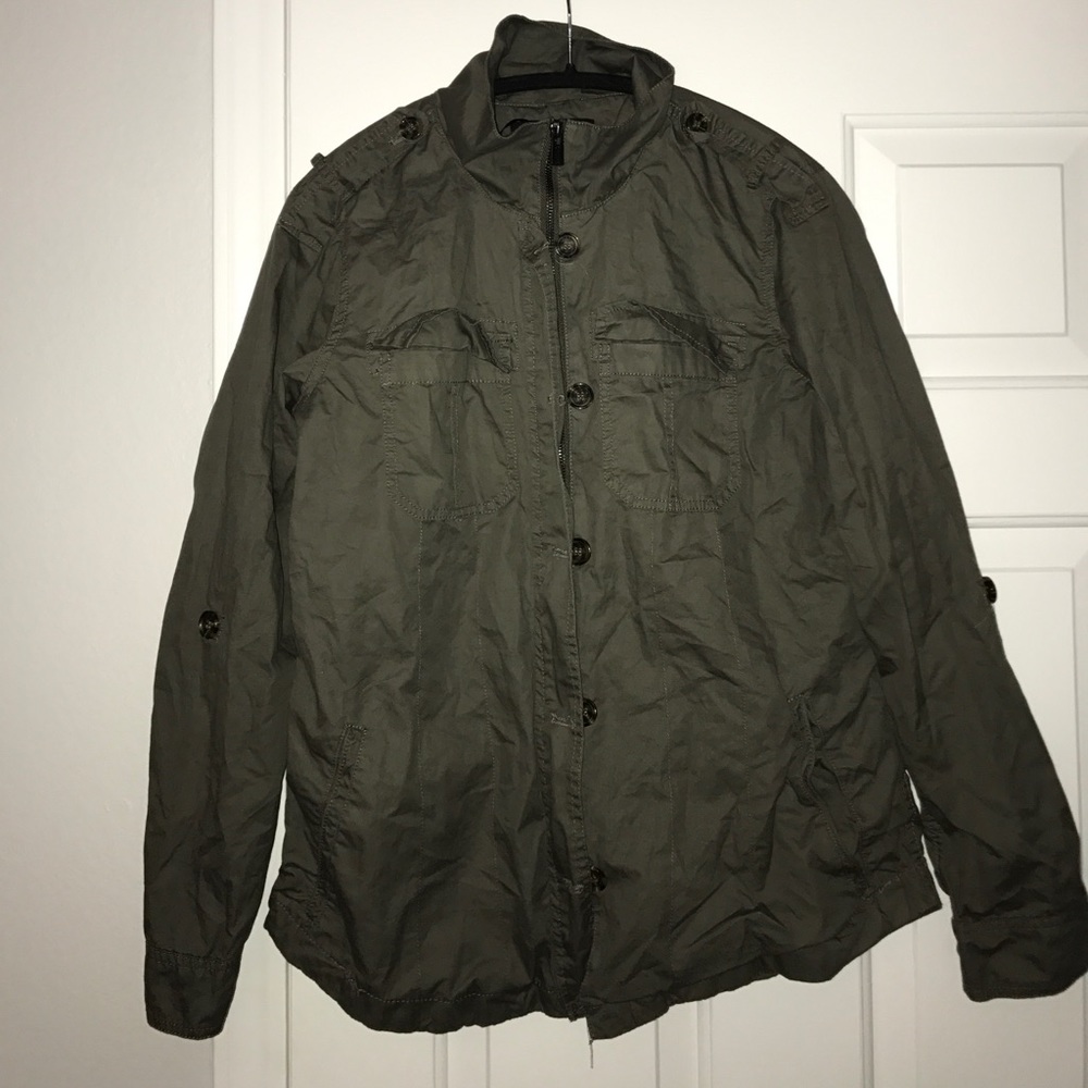 Army green jacket