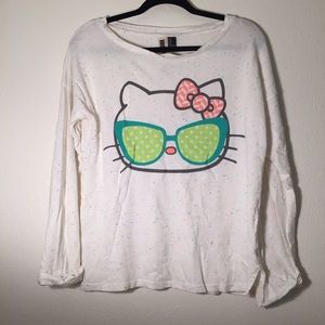 Oversized Hello Kitty Long Sleeve Top