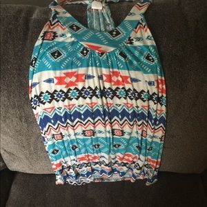 Lg Aztec print tank top