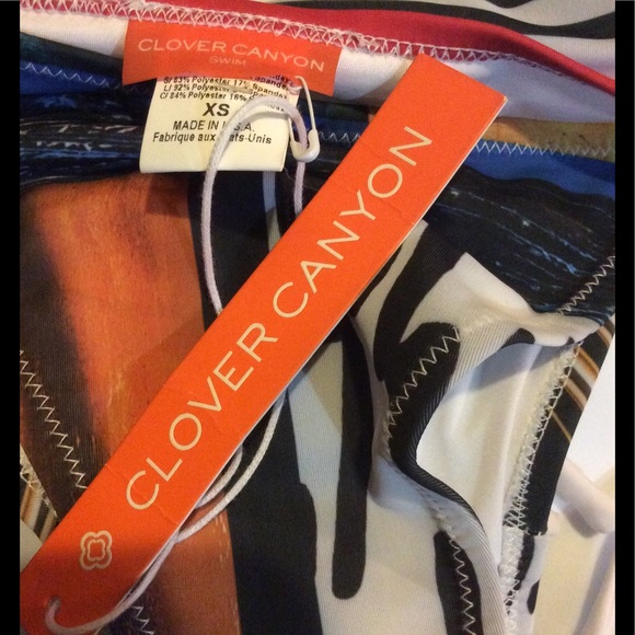 Clover canyon string bikini multi color NWT - Picture 4 of 4