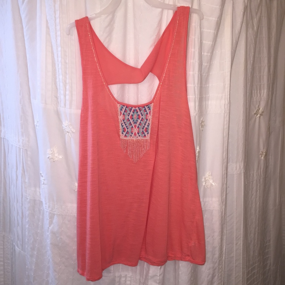 Pink American Eagle Tank Top