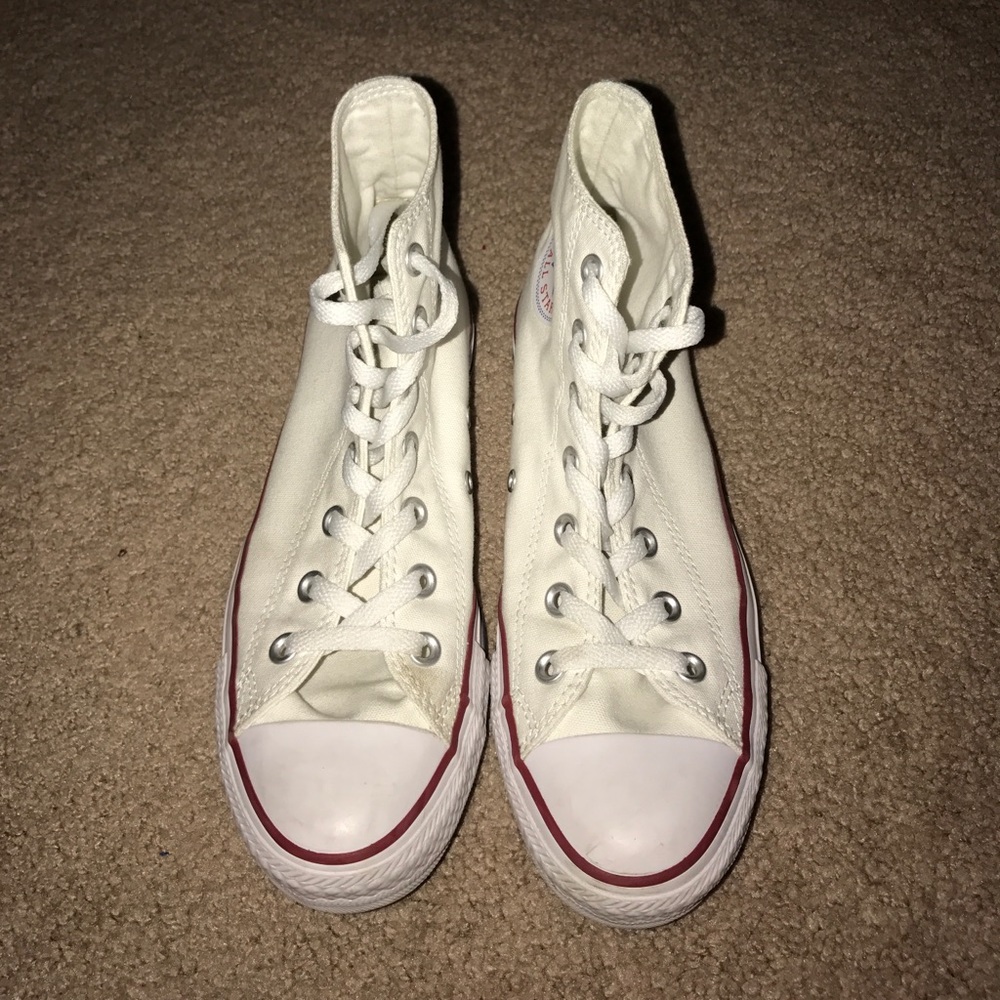 White High Top Converse