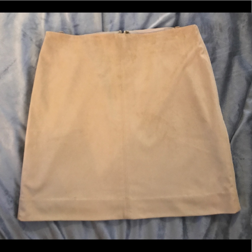 J.Crew Factory Size 4 Camel Colored Aline Skirt - image 5