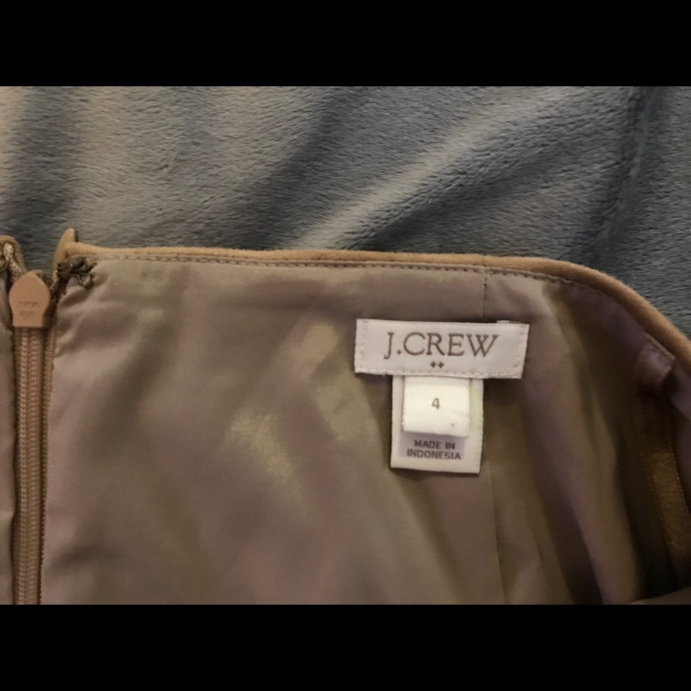 J.Crew Factory Size 4 Camel Colored Aline Skirt - image 6