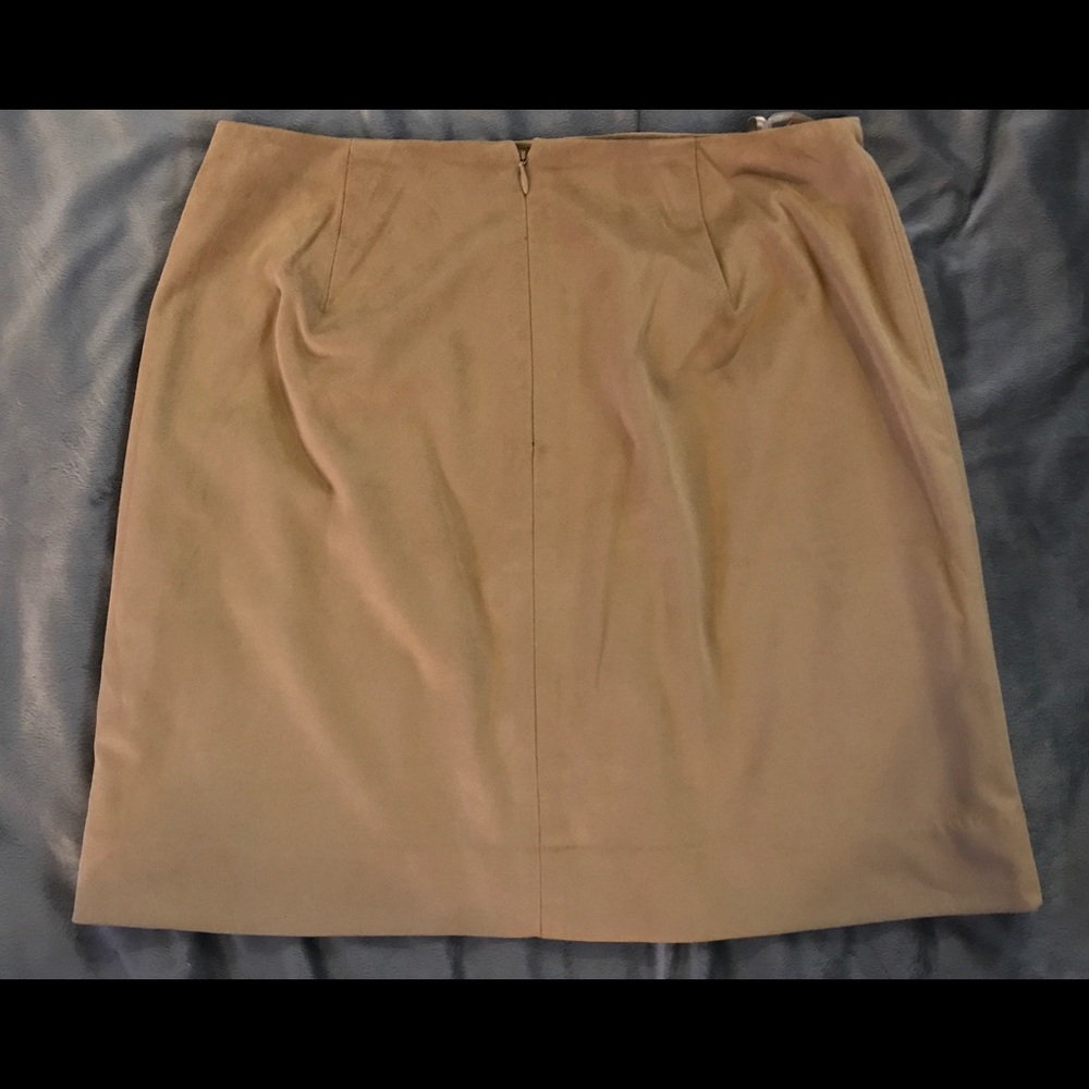J.Crew Factory Size 4 Camel Colored Aline Skirt - image 7
