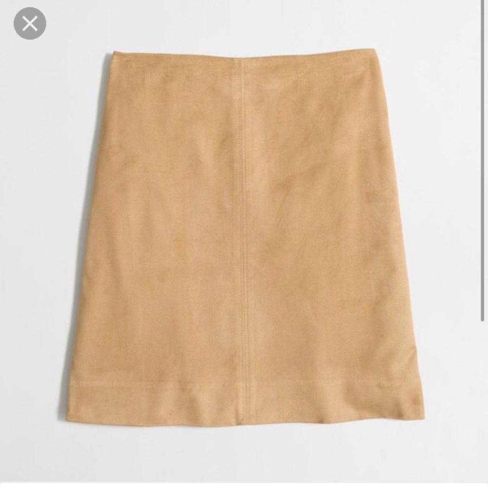 J.Crew Factory Size 4 Camel Colored Aline Skirt - image 1
