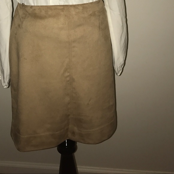 J.Crew factory size 4 camel colored aline skirt - Picture 3 of 8