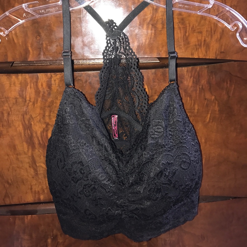 Triangle Back Padded Lace Bralette