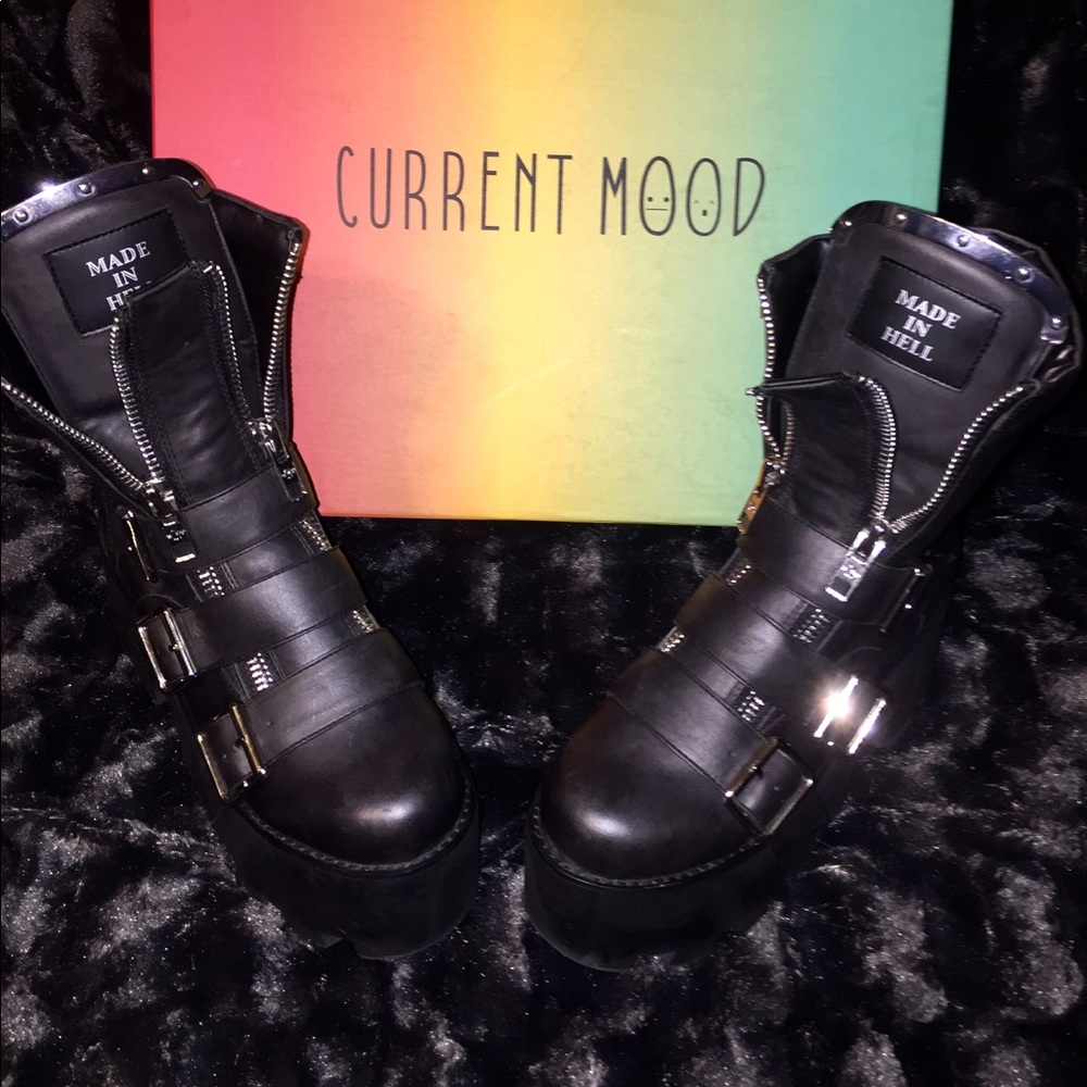 DOLLS KILL Detroit Boots NEVER WORN