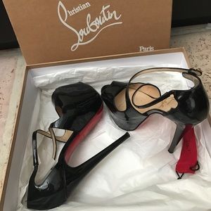 Christian Louboutin Exagona 160mm patent