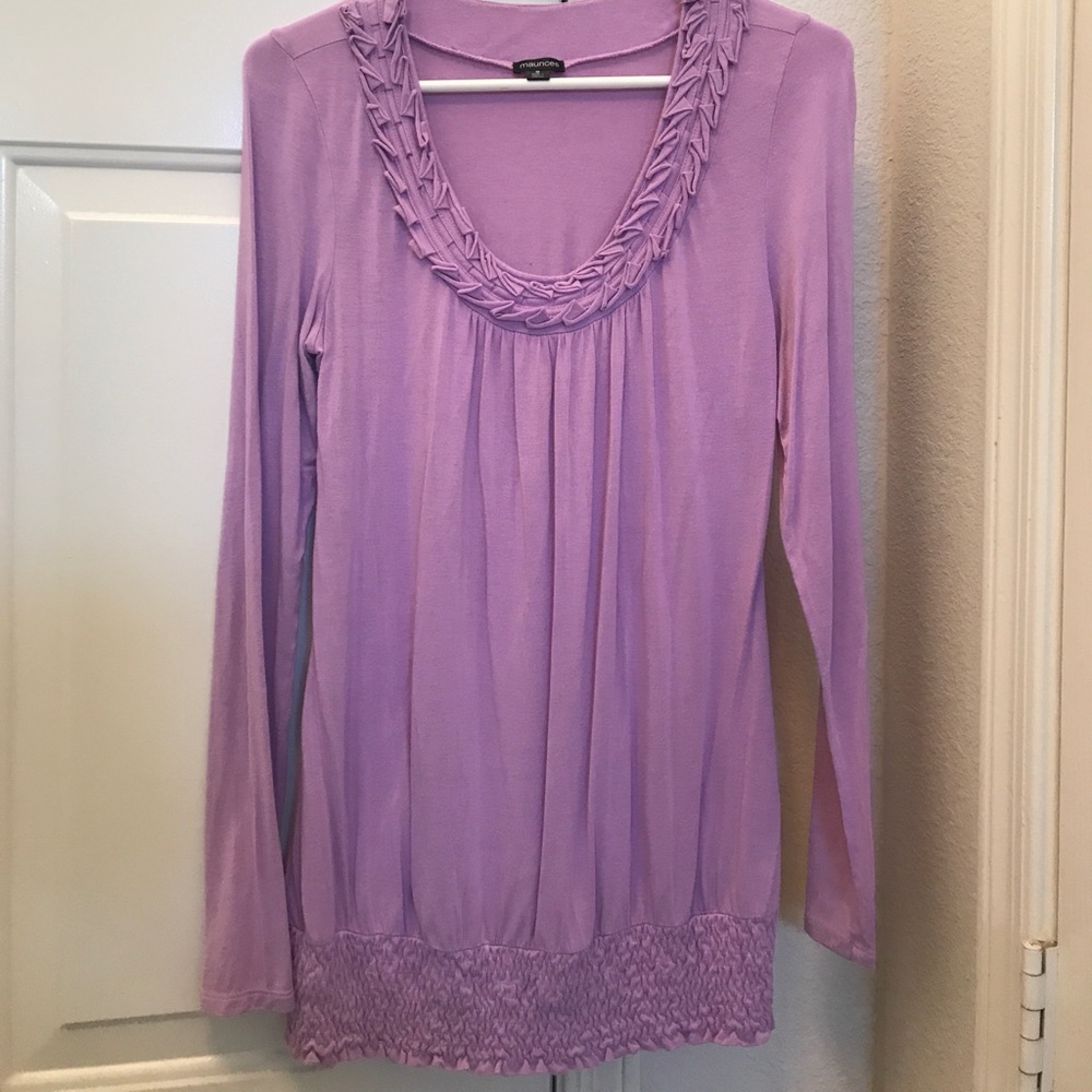 Maurice's Light purple top