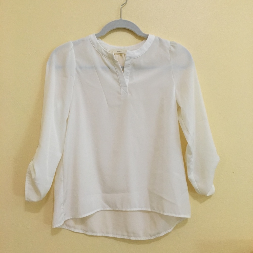 White elegant blouse