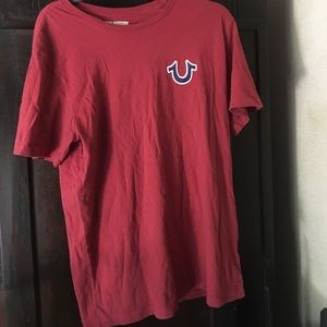 Red true religion t shirt