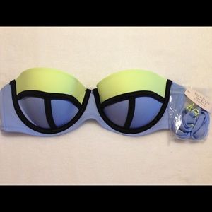 New Victorias Secret Colorblock Bikini Top Bandeau