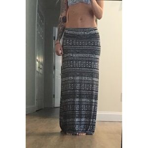 LA Hearts Maxi Skirt