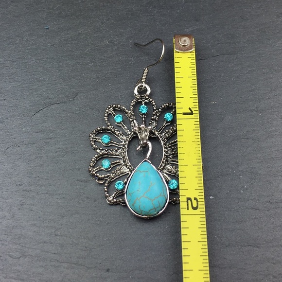 Peacock Earrings - Picture 8 of 9