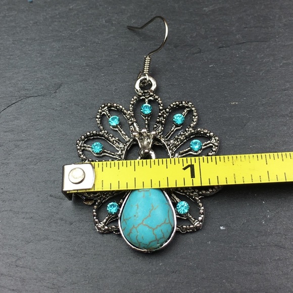 Peacock Earrings - Picture 9 of 9