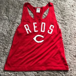 PINK Reds sporty tank top