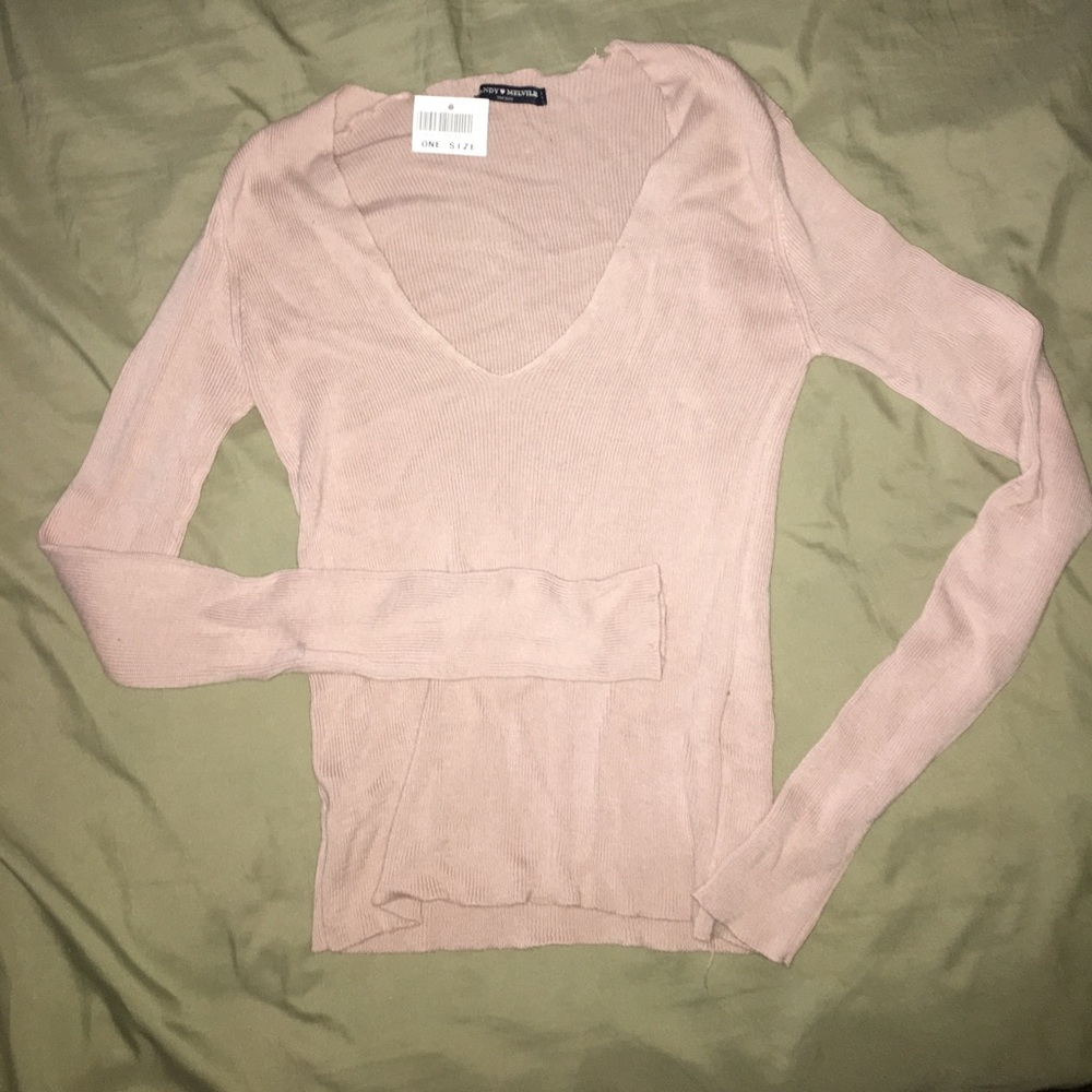 Brandy Melville pink longsleeve