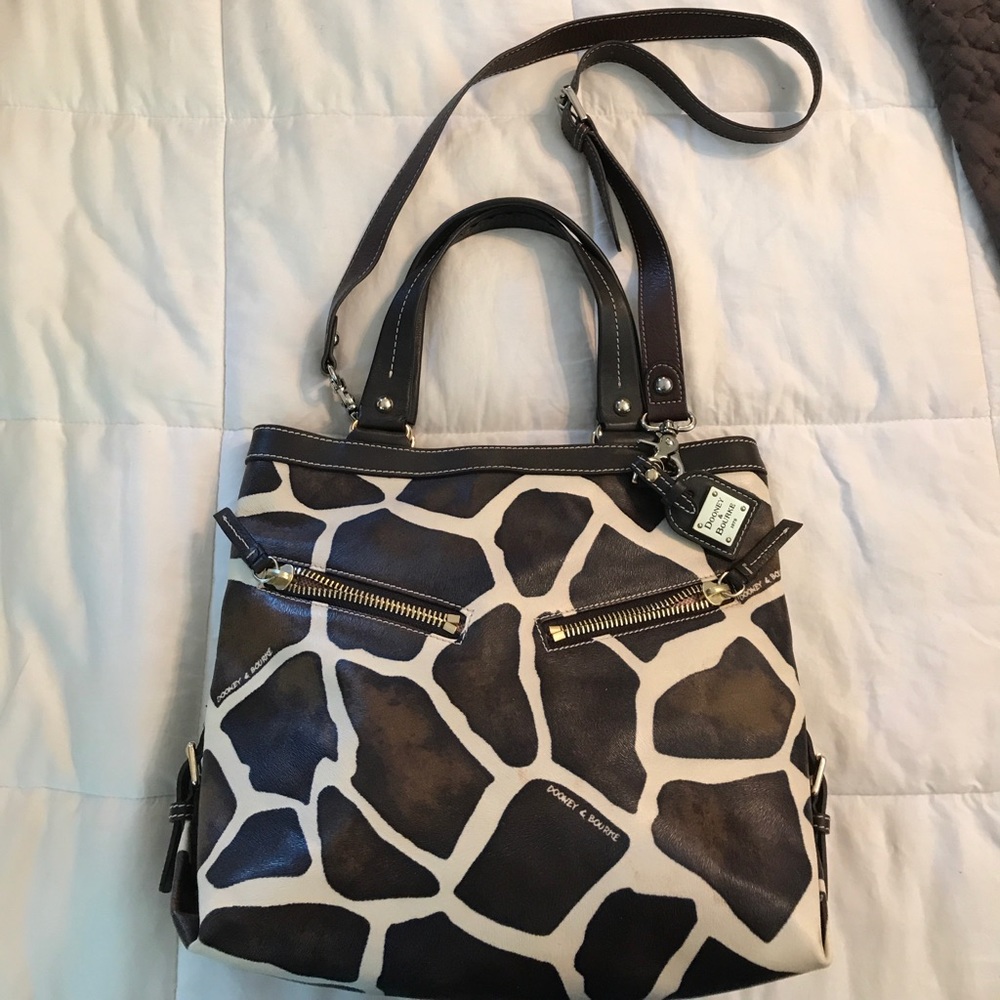 Leather Animal Print Dooney & Bourke Purse