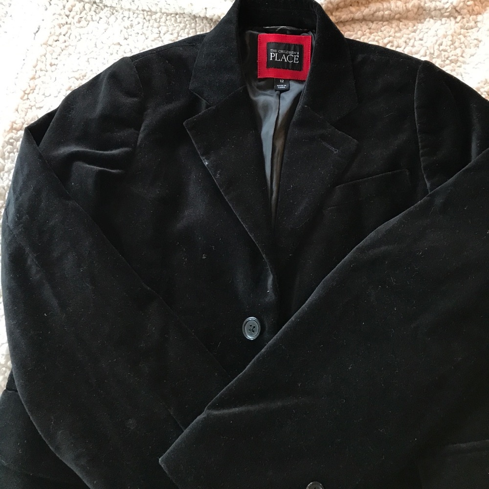 Boys size 12 velvet jacket