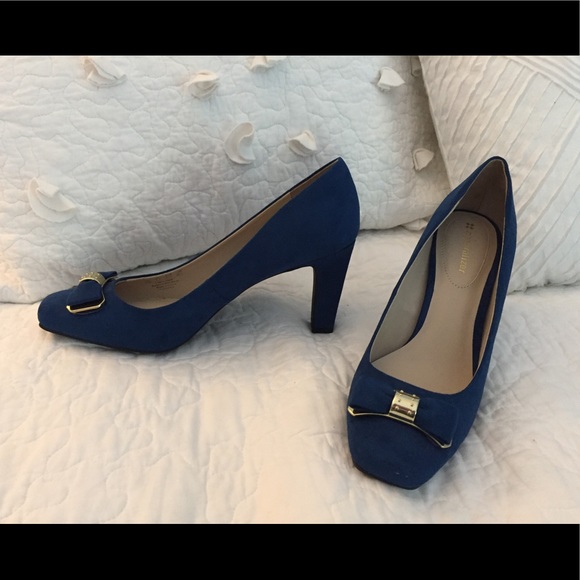 Blue Suede Heels - Picture 2 of 2