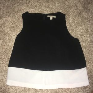 Banana Republic black and white tank top