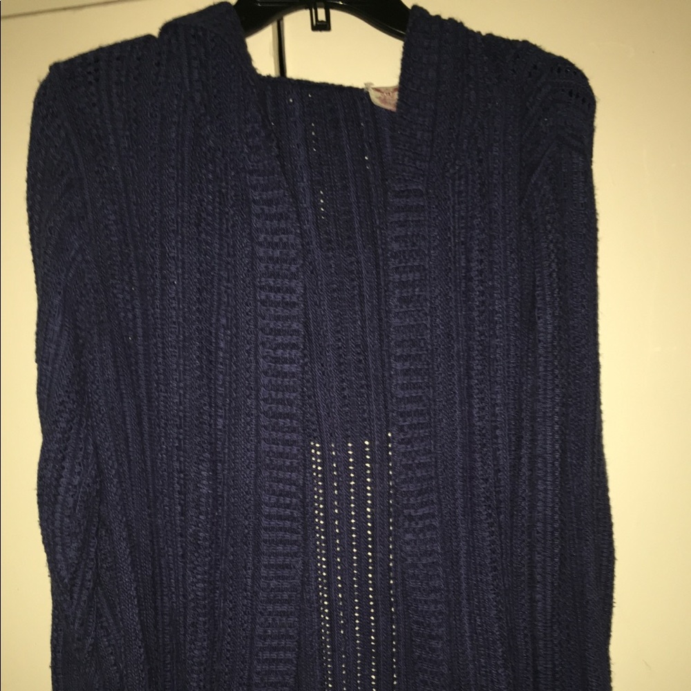 Navy blue cardigan