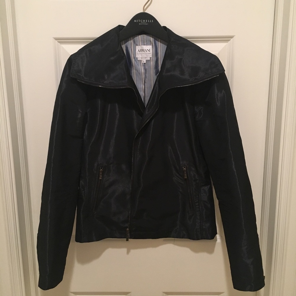 ARMANI COLLEZIONI Black Raincoat