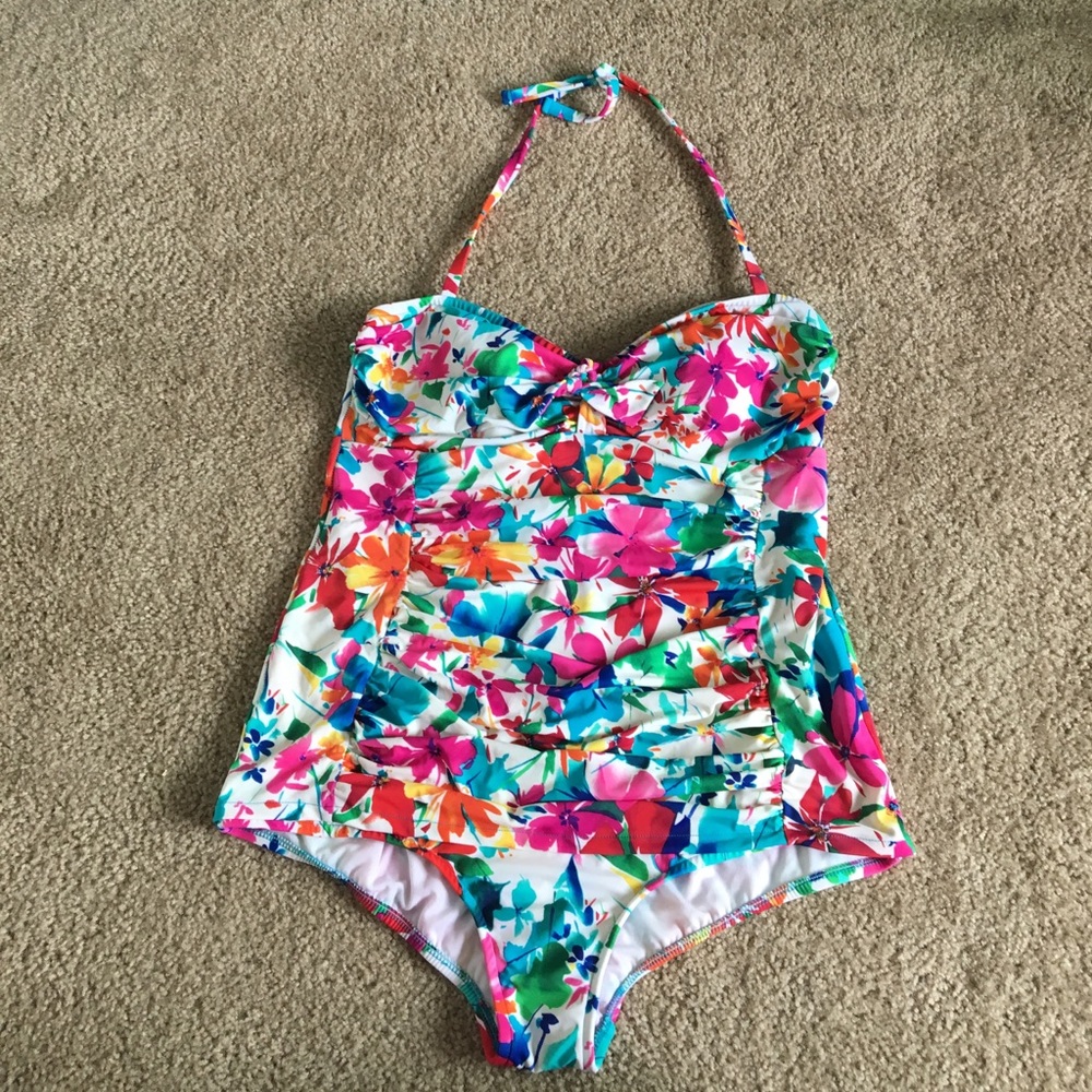 Plus size one piece swimsuit