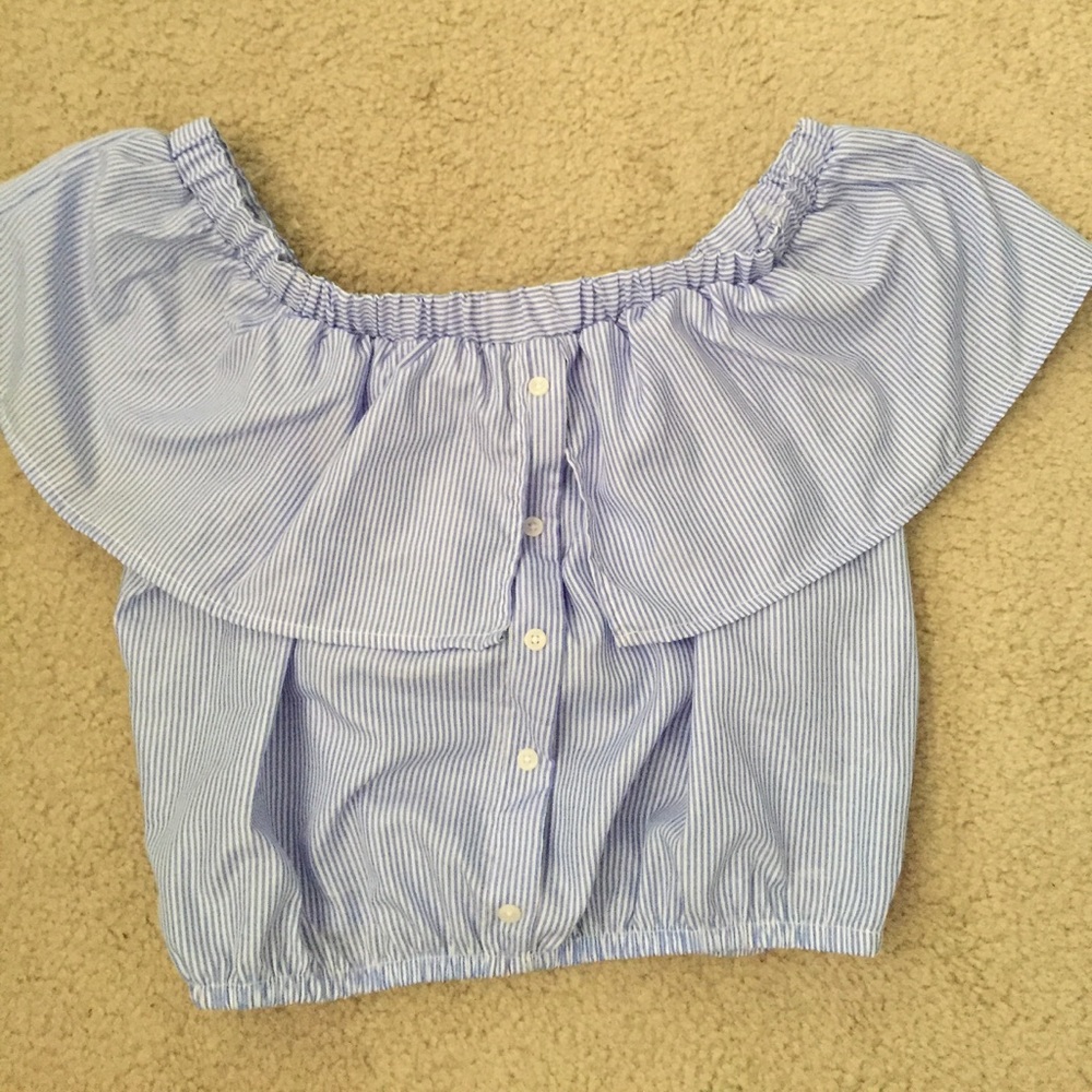 Baby blue Baby girl Crop.
