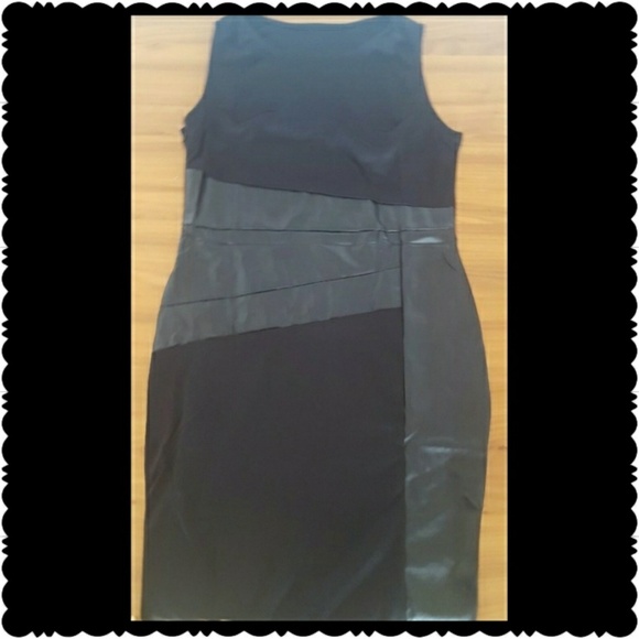 @avianas1226 ➡1 avail Black vegan leather dress - Picture 3 of 3