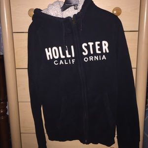 Hollisters mens zip up sweatshirt