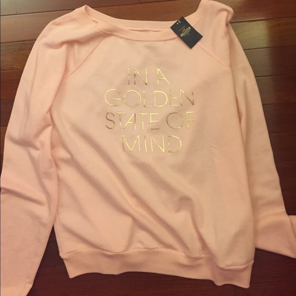 Hollister Sweater "In a Golden State of Mind"