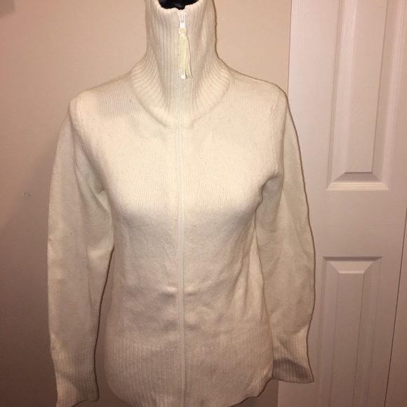 Old Navy Off White Knit Sweater Jacket - Picture 1 of 5